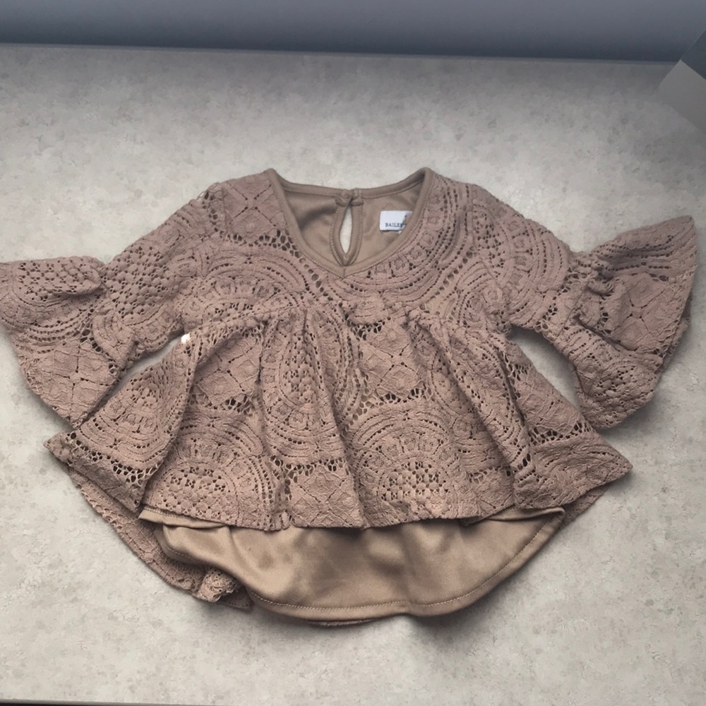 Baby girl high low top